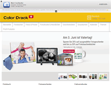 Tablet Screenshot of colordrack.ch